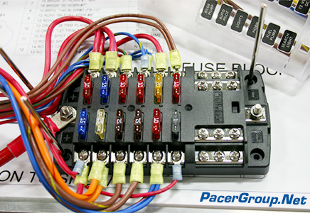 ABYC Color codes on fuse block