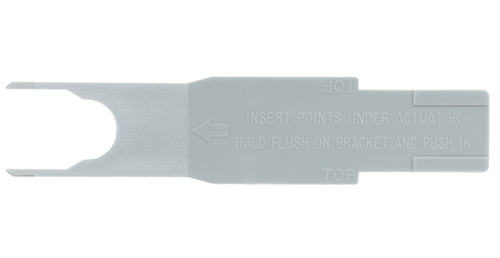 Contura actuator removal tool