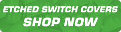 Etched switch cover Button