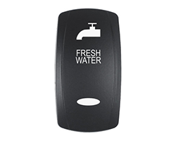 Fresh water etched switch cover
