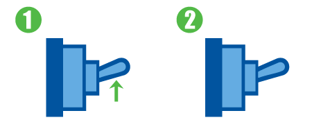 Maintained bat toggle switches