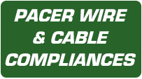 Pacer wire and cable compliances