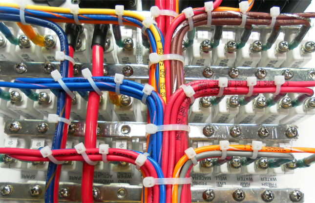 Properly wired panel Properly wired panel